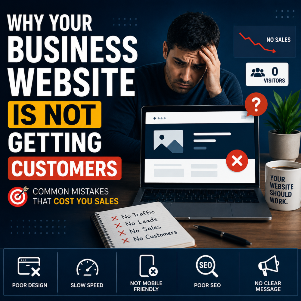 Why Your Business Website Is Not Getting Customerss