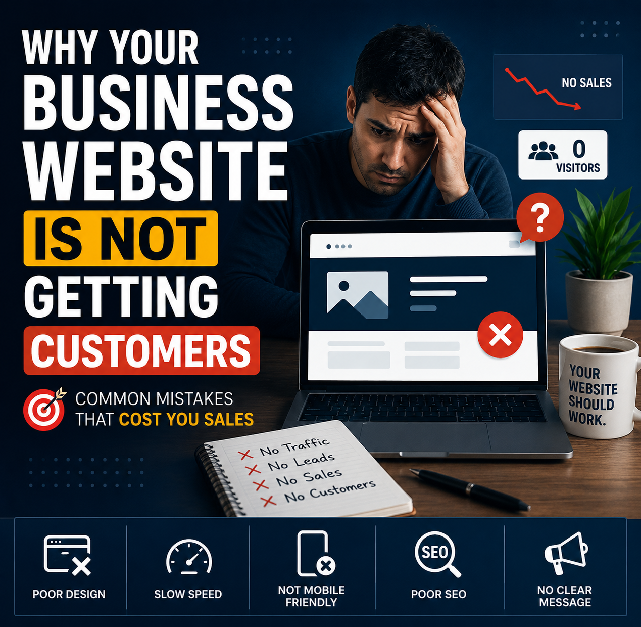 Why Your Business Website Is Not Getting Customerss