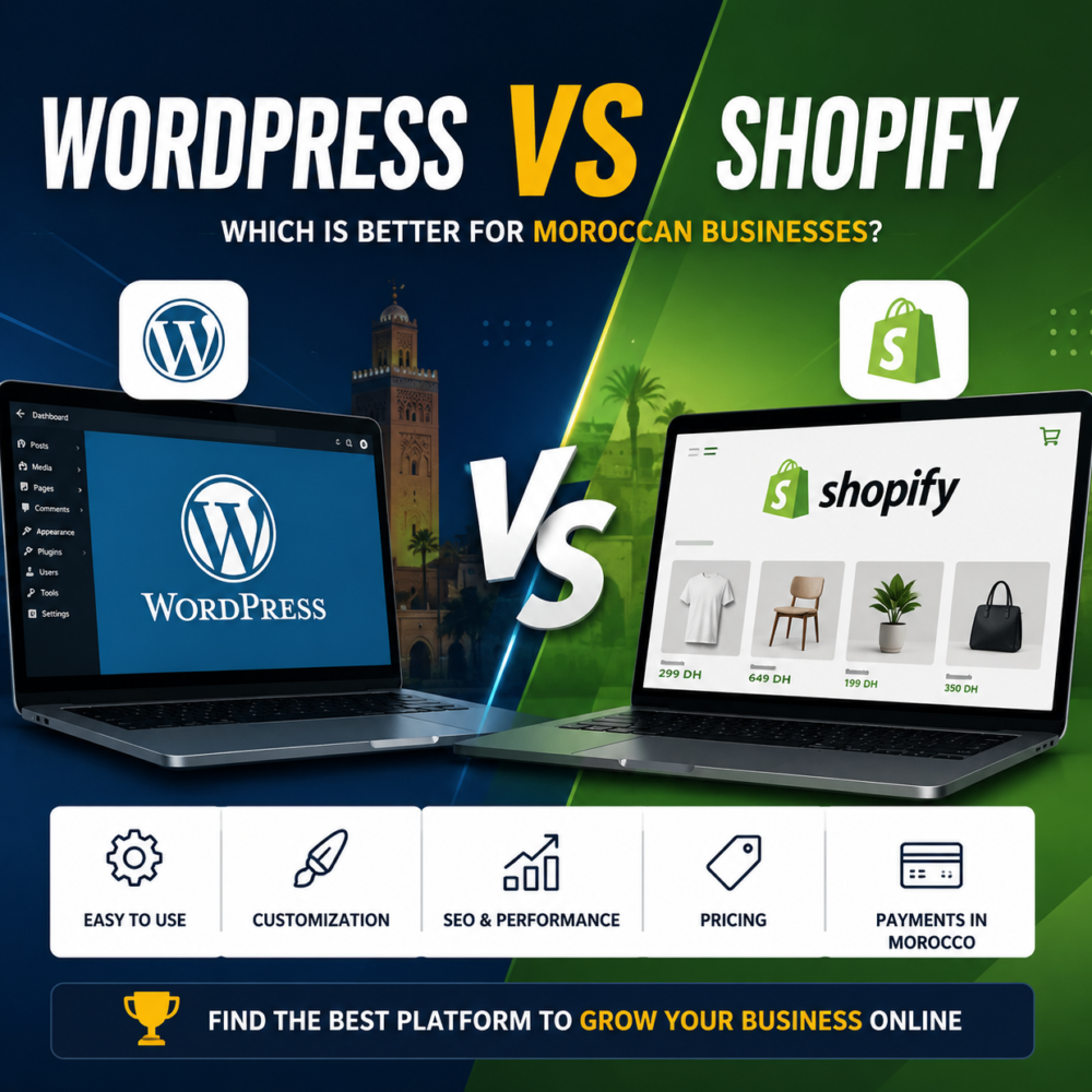 wordpress vs shopify for moroccan businesses